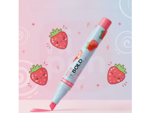 Marca Texto Be Bold Highlighter Fruit Edition - Morango